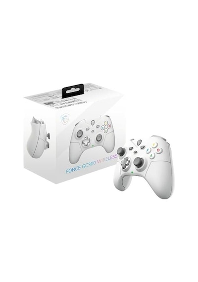 Msı Gg Force Gc300 W Beyaz Oyun Kolu Kablosuz Gamepad-142882