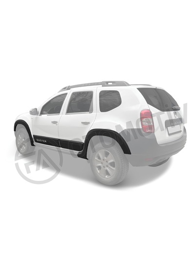 Dacia Duster Dodik Seti 12 Parça 2010-2017 Model V2 Enjeksiyon Baskı