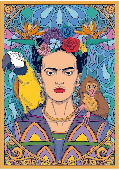 Educa 1500 Parçalı Frida Kahlo Puzzle - 19943