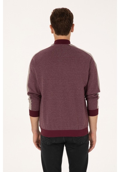 U.s. Polo Assn. Erkek Plum Hırka Örme 50315820-vr177 New Plum