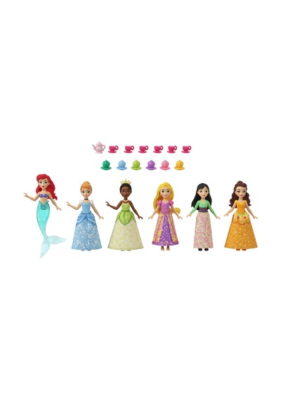 Disney Prenses Bebekleri HLW91 6'lı Set