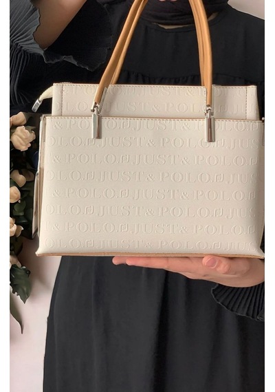 Just Polo Kadın Mavi Büyük Boy 5 Bölmeli El Ve Omuz Çantası 234030mh