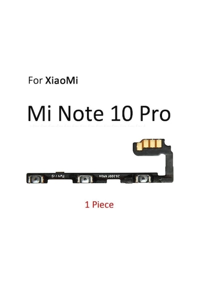 Xıaomi Mi Note 10 Pro Uyumlu On-off Ses Volume Flex Power Flex Güç Tuşu