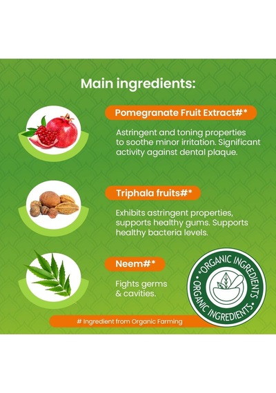 Botanique Doğal Neem & Nar Özlü Florürsüz Organik Diş Macunu 75 Ml 2'li Paket Ecocert Cosmos