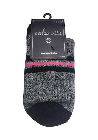 Calze Vita KIŞLIK PAMUKLU KADİN SOKET ÇORAP - ÇOK RENKLİ Çok Renkli