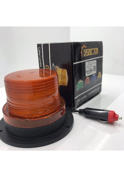 Cmsolar Mıknatıslı Çakar Tepe Lambası Sarı 12v - 24v Tüm Araçlar Için