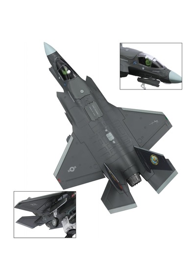 1/72 Ölçek F35 Savaş Uçağı Maketi 22x15x7 Cm Dekoratif Model Uçak .