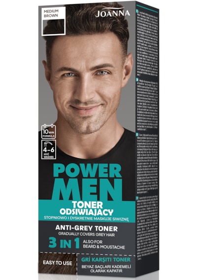 Power Men Anti-grey Toner 3ü1 Arada 03 Orta Kahverengi