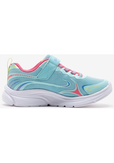 Skechers Wavy Lites - Eureka Shine Büyük Kız Çocuk Mavi Spor Ayakkabı 303520l Aqmt Mavi