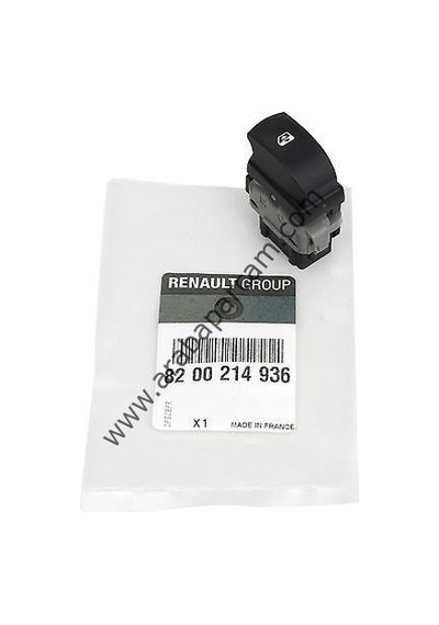RENAULT CLİO 3 TEKLİ SAĞ ÖN CAM AÇMA DÜĞMESİ 8200214936