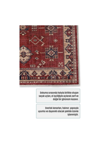 Yolluk Halı Kaymaz Taban Yıkanabilir Leke Tutmaz Kilim Özel Ölçü Koridor Halısı 3029 Çok Renkli