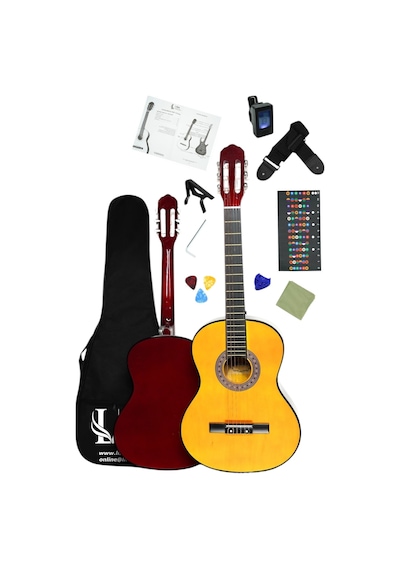 Cg-3902y Klasik Gitar 4/4 Yetişkin Boy Sap Ayarlı Full Set Turuncu