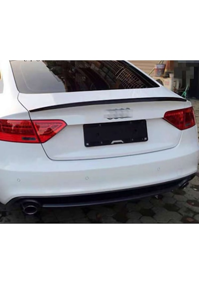 Audi A5 B8 S5 Bagaj Üstü Spoiler Parlak Siyah Spoyler Plastik İthal 2009-2016