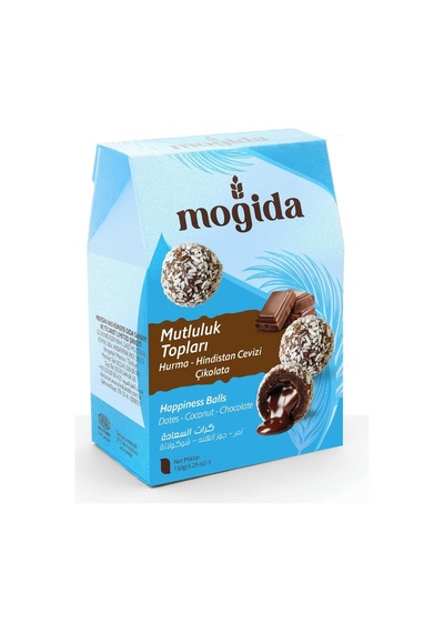 Mogida Mutluluk Topları Şeker İlavesiz 150g Kutu 10 Adet -1419