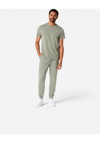 Asics Asıcs Spıral Embroıdery Tee Erkek Yeşil Kısa Kollu Tshirt 2031f458-301