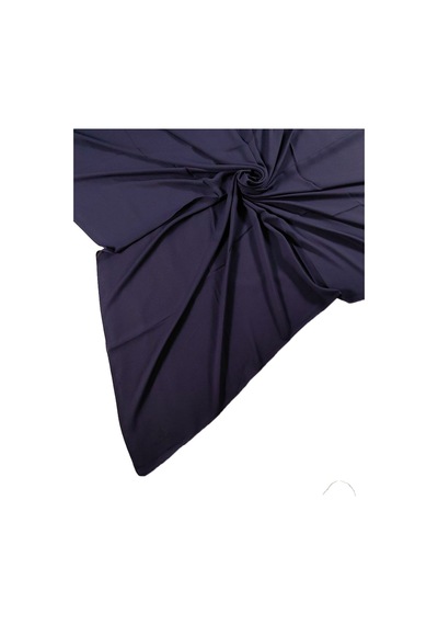 Mim Eşarp Mısırlı Eşarpları Queen Krep Düz Renk Eşarp 110x110 Cm Lacivert