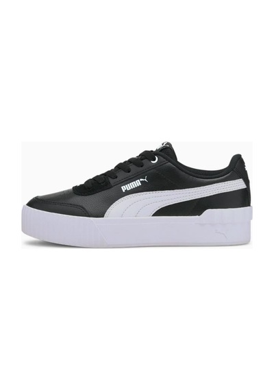 Puma Carina Lift 373031 06 Unisex Sneaker Ayakkabı Siyah Beyaz 36-40 Beyaz - Siyah