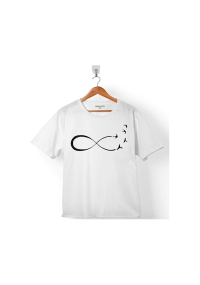 Sonsuzluk İşareti Logo Özgür Kuş Love Me Aşk Çocuk Tişört 001