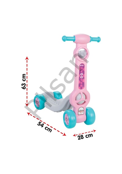 Pilsan Mini Scooter Açık Pembe Pembe