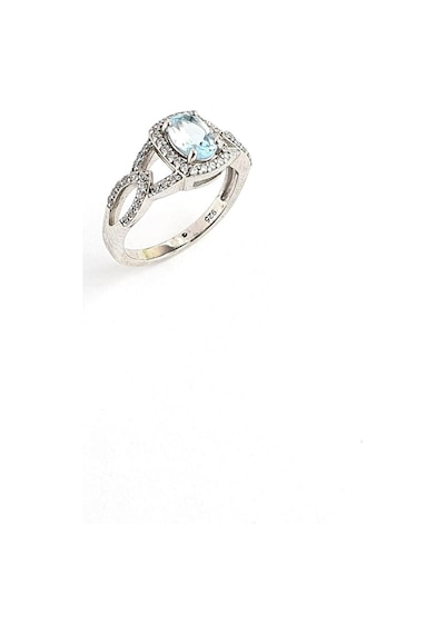 Sky Diamond Blue Aquamarin Taşlı 925ayar Gümüş Üzerine Beyaz Altın Kaplama Lüks Yüzük Altın - Gümüş Sky Diamond Blue Aquamarin Taşlı 925ayar Gümüş Üzerine Beyaz Altın Kaplama Lüks Yüzük Altın - Gümüş