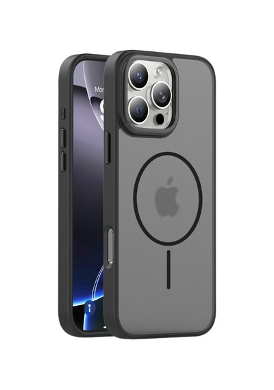 Piili Apple iPhone Uyumlu 13/14 Shadow Magsafe Kılıf Siyah