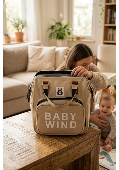Mygeppetobag Bebek Bakım Çantası Bej