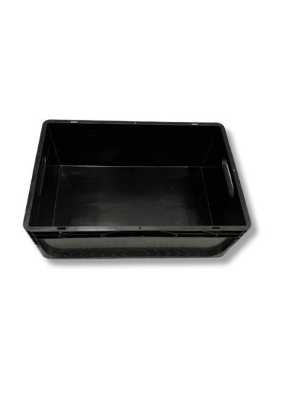 Alpbx 1.kalite Siyah Plastik Kasa 60x40x22 Cm - Kutu 44 Litre Siyah
