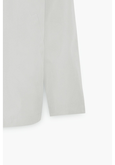 AC&Co / Altınyıldız Classics Erkek Bej Standart Fit Normal Kesim Gömlek Yaka Cepli Rahat Mont Bej