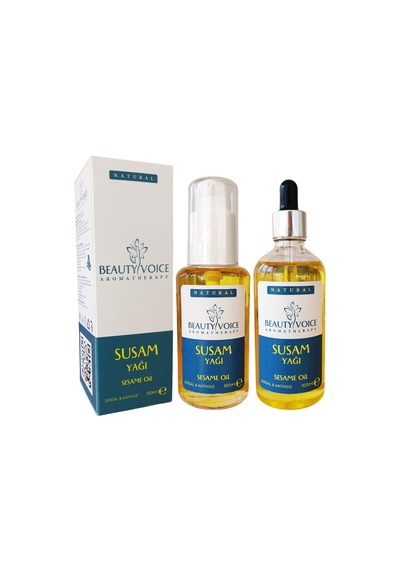 Beauty Voice Susam Yağı Losyon Pompalı ve Damlalıklı Şişe 2 x 200 ML