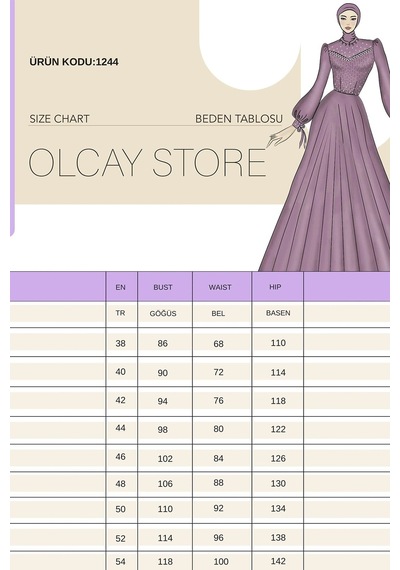 Olcay Pilise Ve Taşlı Broş Detaylı Yoryo İpek Tesettür Abiye Elbise Mint 1244