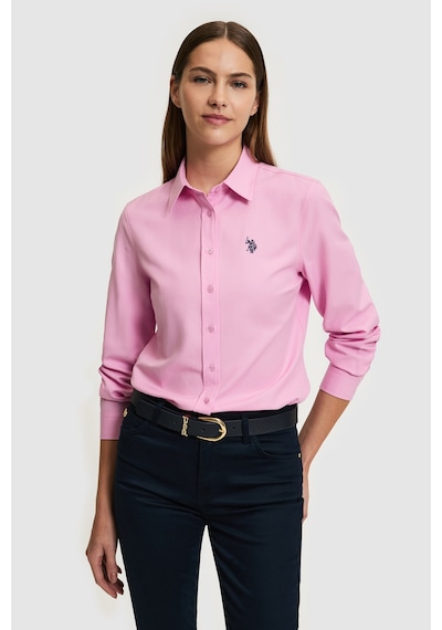 U.s. Polo Assn. Kadın Pembe Gömlek Basic 50324791-vr041