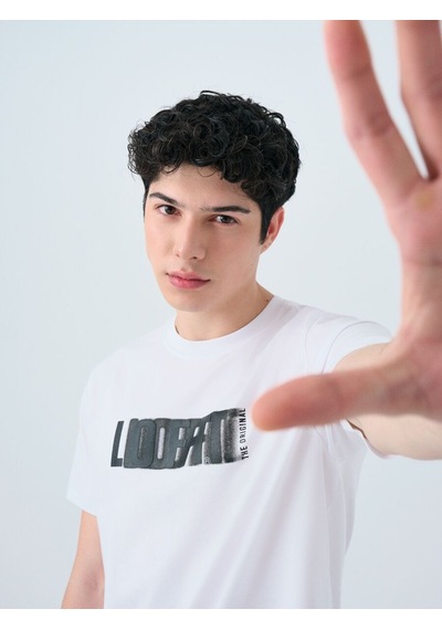 LOFT Regular Fit Erkek Tshirt K.kol Lf2038682 Q1.v1 Beyaz
