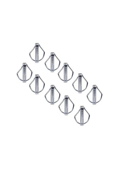 Kaliteli Çelik Traktör Pimi - 10 Mm, 10 Adet