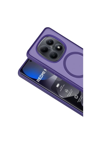 Note 15 Pro 4g Jota Magsafe Kapak - Derin Mor