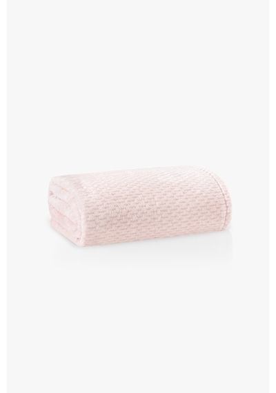 Puffy Aina Tek Kişilik Wellsoft Battaniye - Pudra