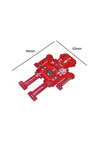 Dc 3v Gözleri Yanıp Sönen Flaşörlü Robot Kendin Yap Hobi Devresi Dıy Lehimleme Kiti Demonte Montesiz