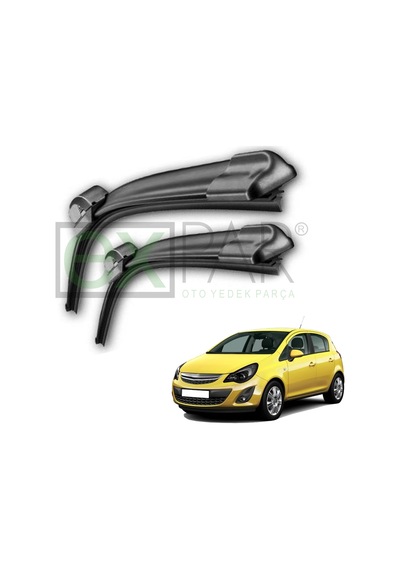 Opel Corsa D Ön Cam Silecek Süpürgesi Takımı 208 - 2014 Corsa D Ön Silecek Sağ Sol Takım