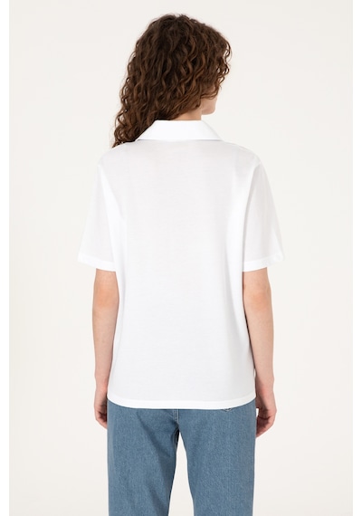 U.S. Polo Assn. U.s. Polo Assn. Kadın Beyaz Tişört 50319995-vr013