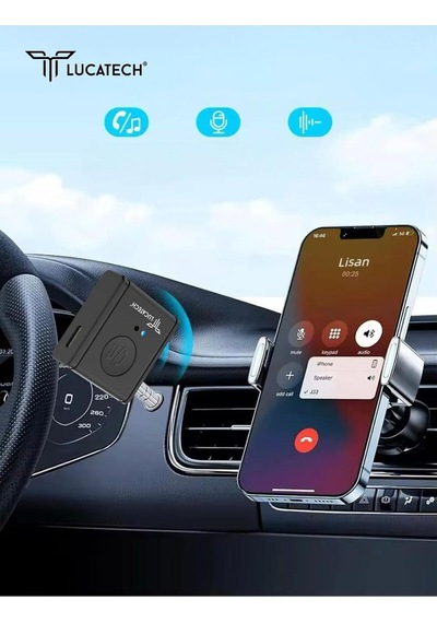 Şarj Edilebilir Aux Bluetooth Müzik Alıcı Kiti - Lt465s942