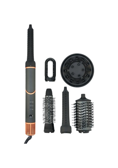 Bright Be-5124 1500w Katlanabilir 6 İn 1 Bldc Motor Saç Şekillendirici Set Siyah