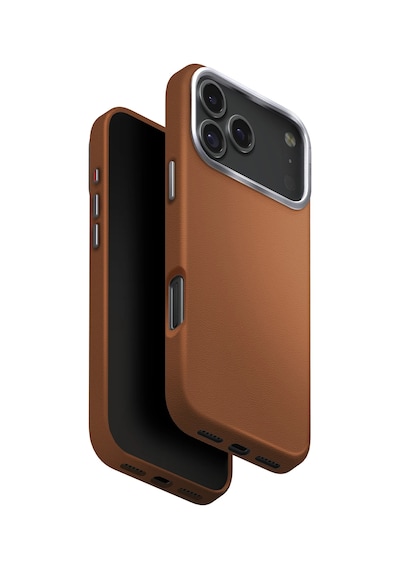 Apple Uyumlu iPhone 17 Pro Kılıf Lyden Vegan Deri Kaplama İnovatif Görünüm Magsafe Premium Kapak