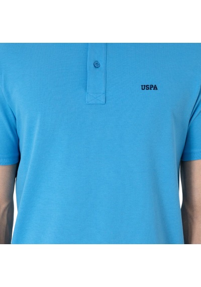 U.S. Polo Assn. Erkek Regular Fit Polo Yaka Basic T-shirt Turkuaz