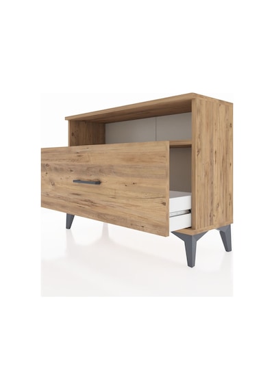 Arges Şifonyer Tek Raflı Tek Çekmeceli 88x30x64 Çam-çam Çam
