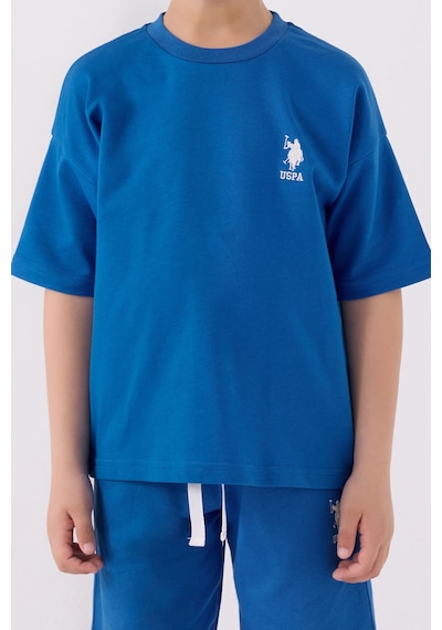 U.s. Polo Assn Erkek Çocuk Mavi Bermuda Takım 5274-43974 Mavi