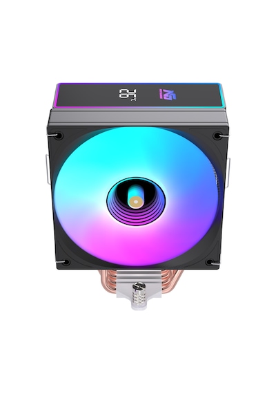 Ng Frost 400b 205w Tdp Argb Fanlı Derece Göstergeli Performans Kule Tipi Cpu Soğutucu Siyah