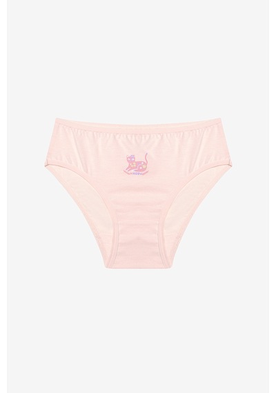 Penti Kız Çocuk Cute Meow 3lü Çok Renkli Slip Külot Çok Renkli Çok Renkli