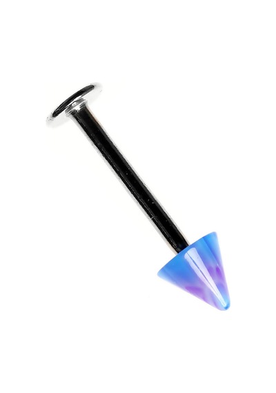 Tdgr00927 Labret Stud Çelik Spike Piercing K5 Çok Renkli