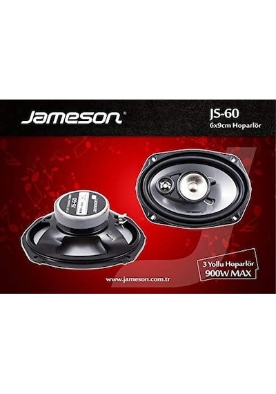 Jameson Js 60 Hoparlör 900 Watt Anfi Uymlu Oto Hoparlör