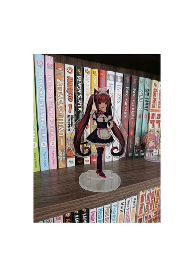 Owl Bag Nekopara Anime Chocola Karakteri Desenli Tasarım Acrlyic Pleksi Figür 10 Cm