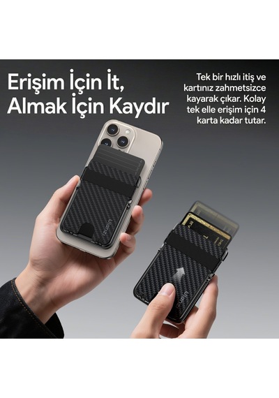 Ulanzi Ml25 V2 Maglock Manyetik Kartlık Telefon Standı 4 Kart Kapasiteli - M095a